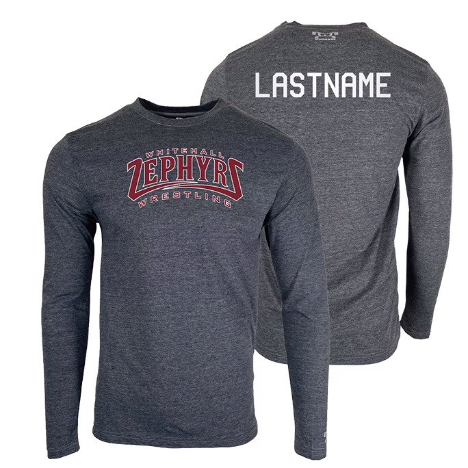 Whitehall Wrestling Club Custom Heat Press Long Sleeve T-Shirt