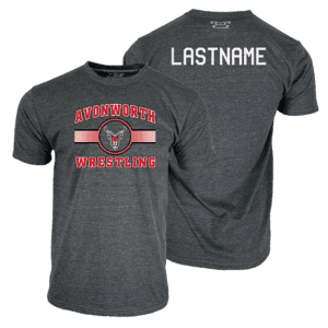 Avonworth Wrestling Club Custom Heat Press Short Sleeve T-Shirt