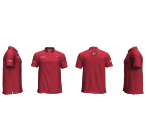 Arctic Warriors WC 2025 Red Men's Custom Polo