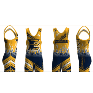 ELCO High School 2025 Gold Upper Flames Men's Singlet