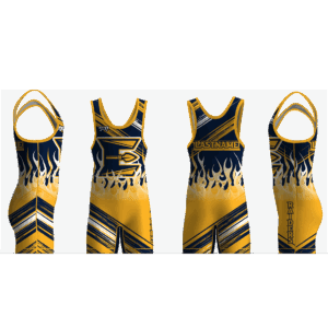 ELCO High School 2025 Navy Upper Flames Men's Singlet