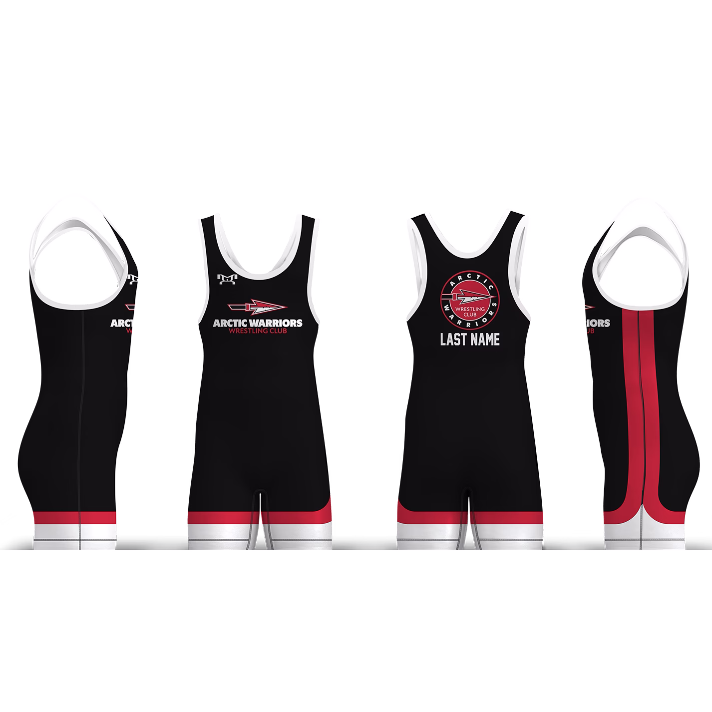 Arctic Warriors WC 2025 Black & Red Men's Singlet