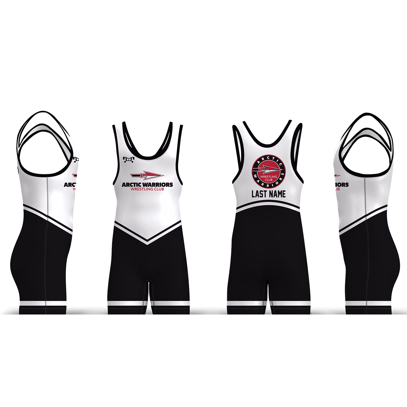 Arctic Warriors WC 2025 White & Black Men's Singlet