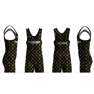 Phoenix Wrestling Club Black Men's Singlet