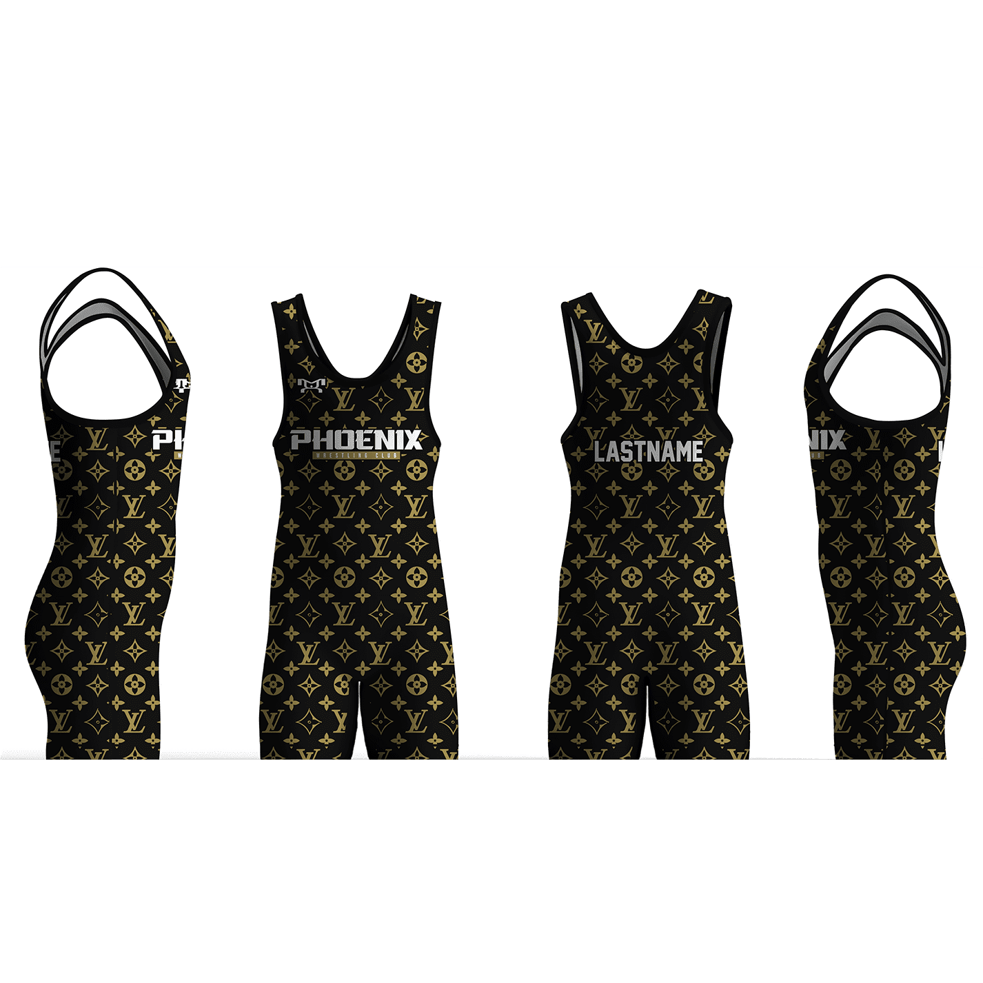Phoenix Wrestling Club Black Louis Men's Singlet 2025