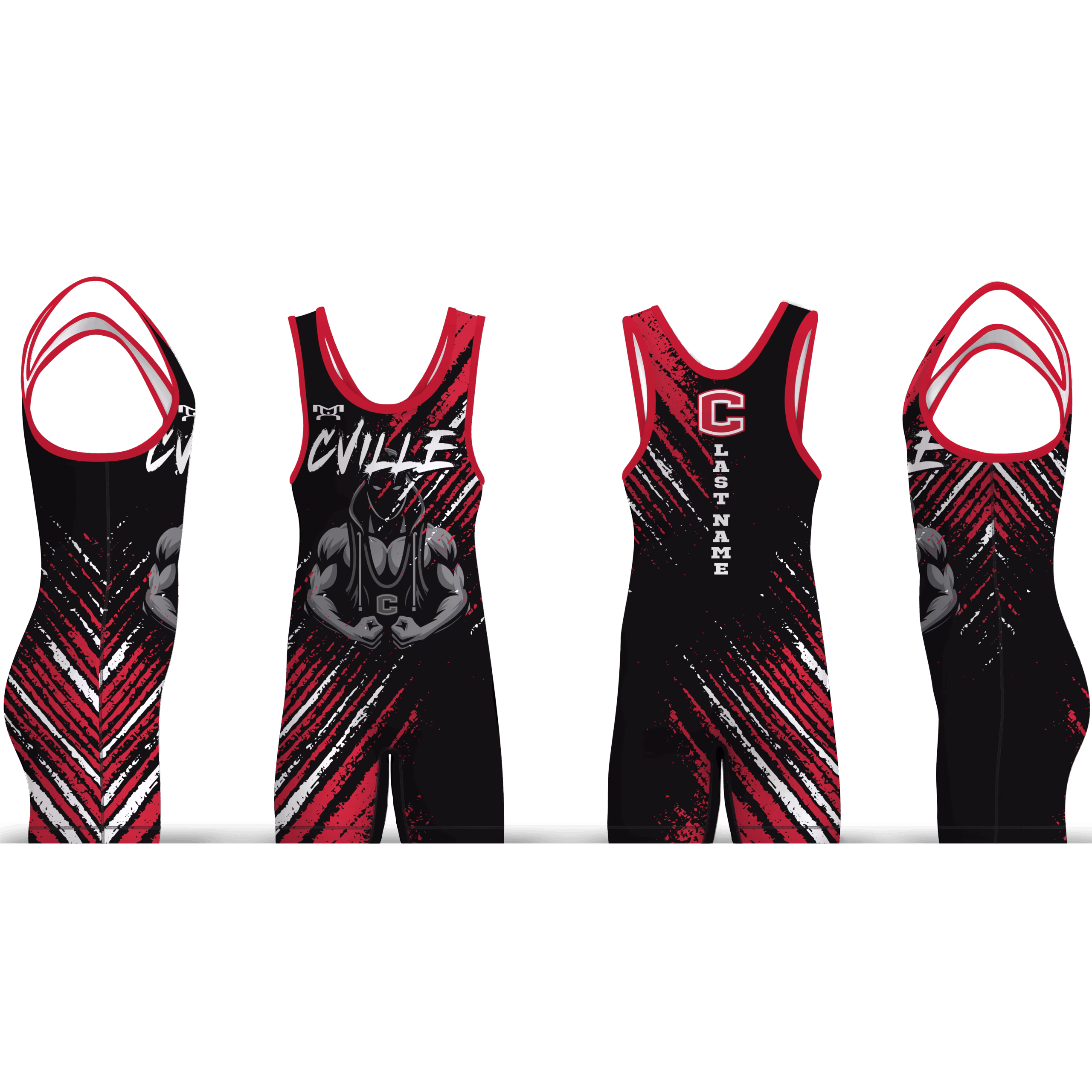 Red Raiders Wrestling Club Men's Singlet