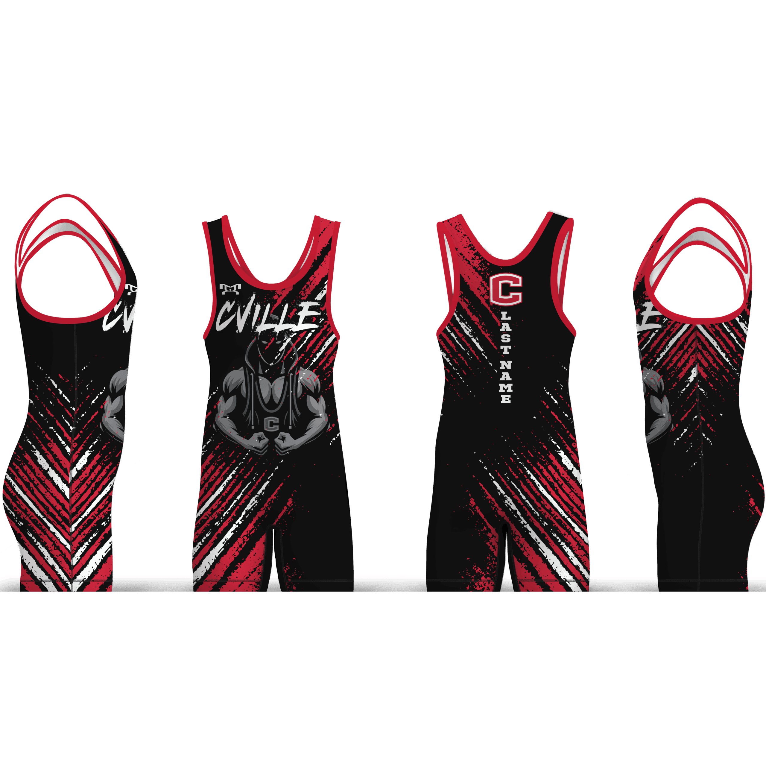 Red Raiders Wrestling Club Men's Singlet