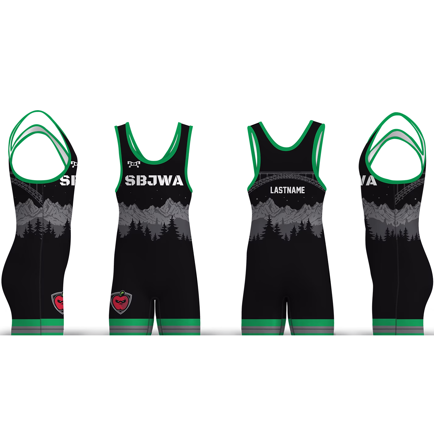 South Berkeley Youth Wrestling Men's Singlet