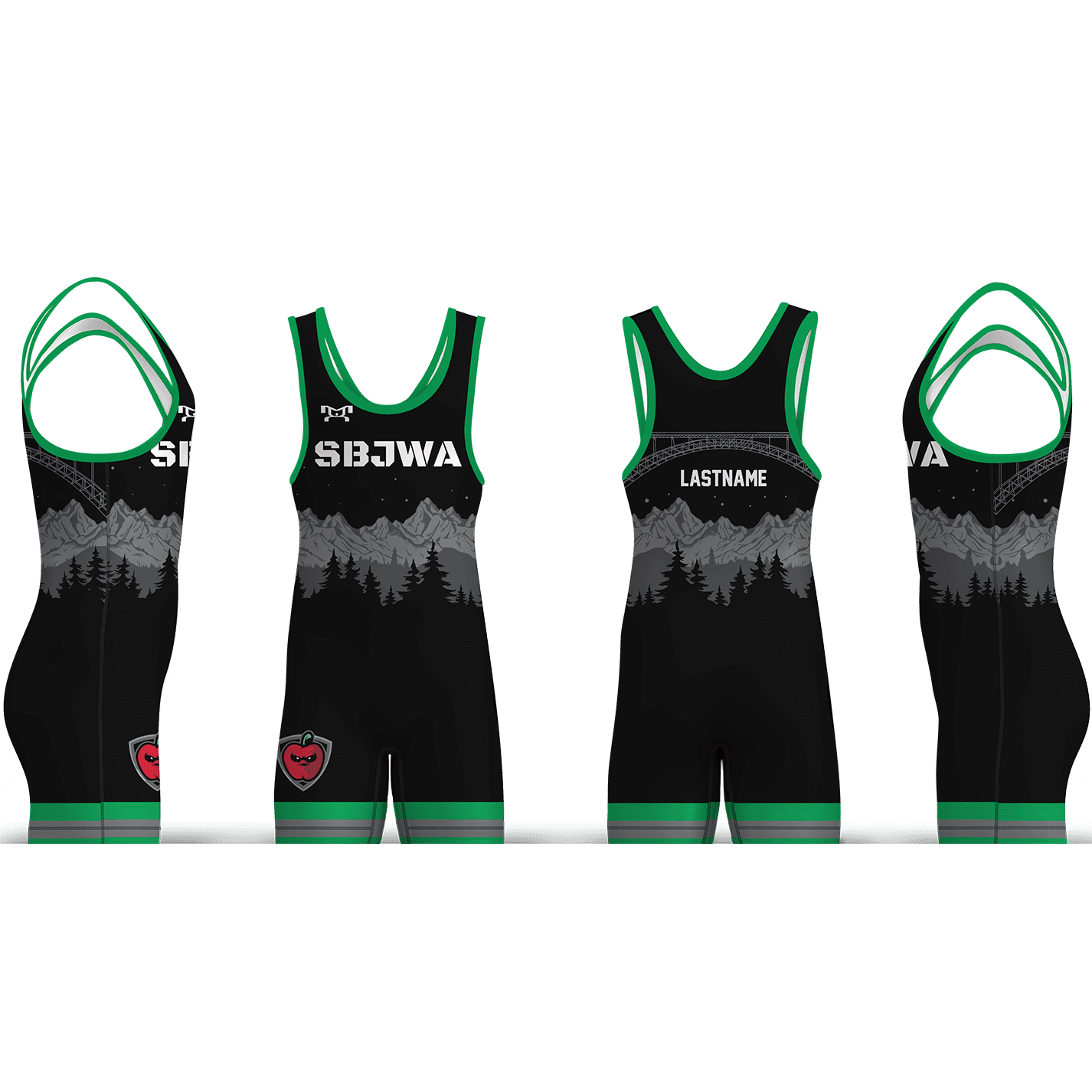 South Berkeley Youth Wrestling Men's Singlet