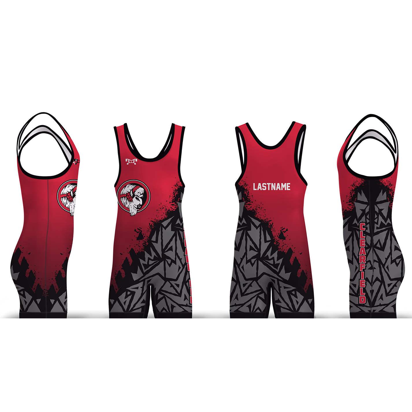 Clearfield Elementary Wrestling Men's Singlet