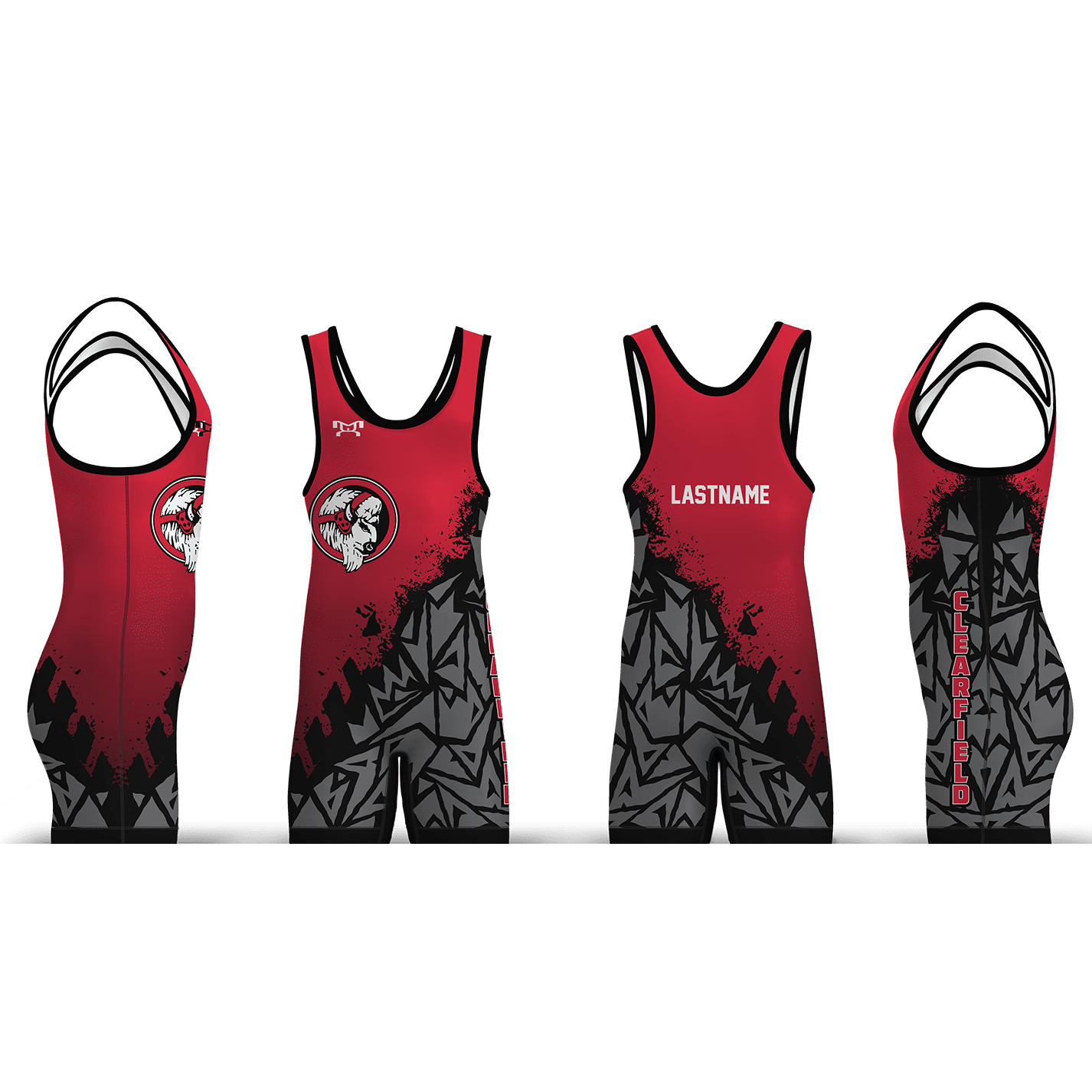 Clearfield Elementary Wrestling Men's Singlet