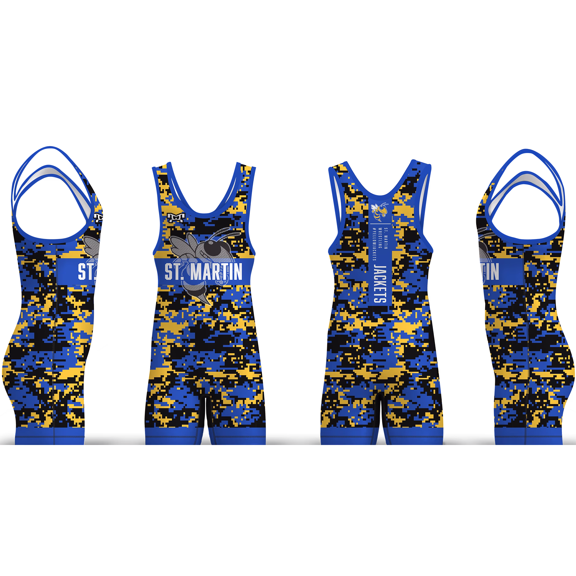St Martin Wrestling Men's Singlet