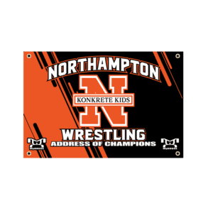 Northampton HS GIRLS WRESTLING Custom Team Banner