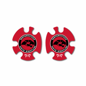 Northwestern Wildcats Youth Wrestling Head Gear Decal