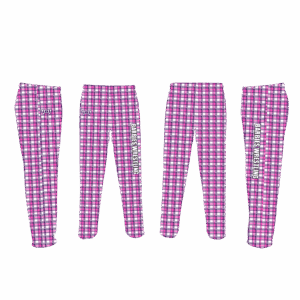 Corry Girls Wrestling pink Poly Fleece Pajama Pants