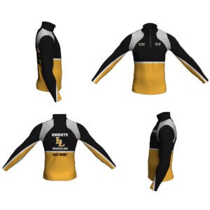 Lake Lehman Wrestling LL logo Men's Light-Weight Custom Quarter Zip