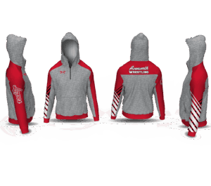 Avonworth Wrestling Club Triumph Quarter Zip Hoodie