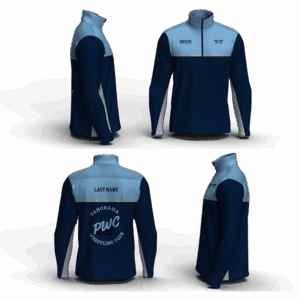Panorama Wrestling Club Men's Mid-Weight Custom Quarter Zip