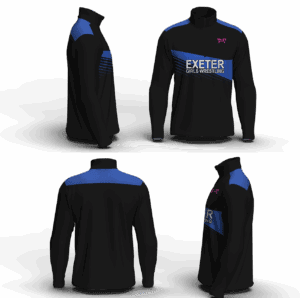 Exeter HS Girls Wrestling Men's Mid-Weight Custom Quarter Zip