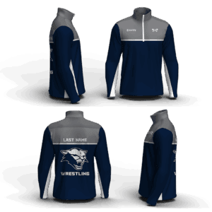 Clinton High School Men's Mid-Weight Custom Quarter Zip