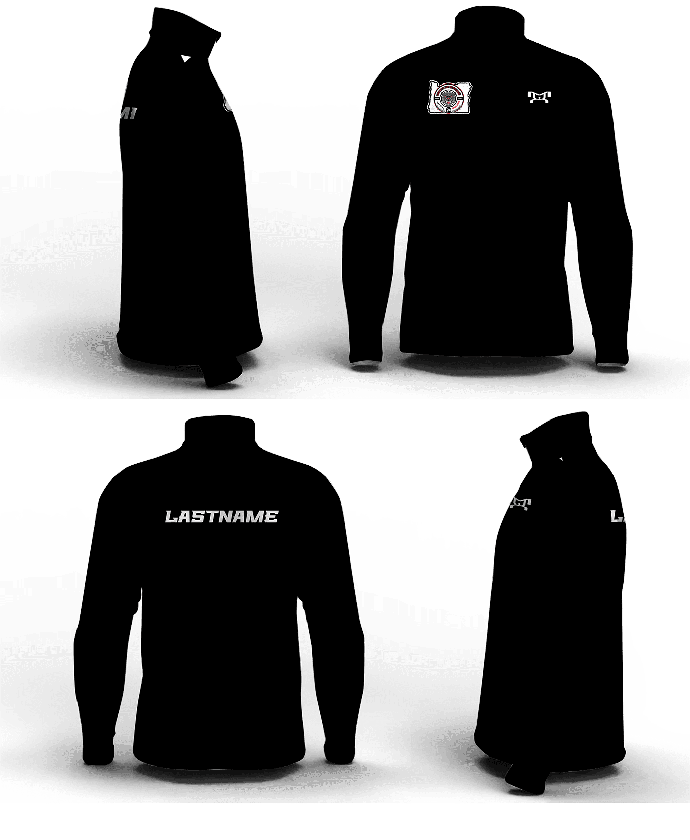 Panther Kids WC Men's Mid-Weight Custom Quarter Zip