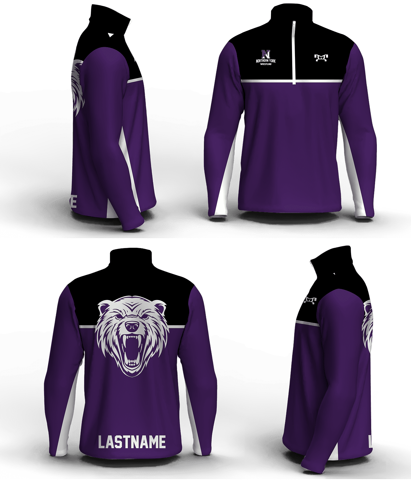 Northern York Men's Mid-Weight Custom Quarter Zip