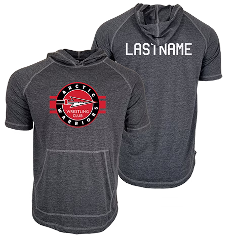 Arctic Warriors WC 2025 Dark Grey Custom Heat Press Short Sleeve Hoodie T-Shirt