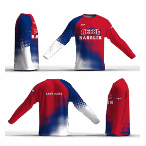 Reese Rasslin RED Loose Long Sleeve Dri-Fit