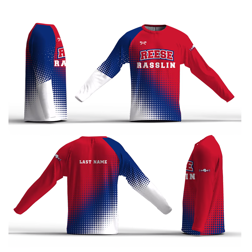 Reese Rasslin RED Loose Long Sleeve Dri-Fit