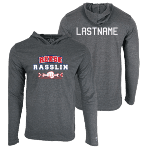 Reese Rasslin Custom Heat Press Long Sleeve Hoodie T-Shirt