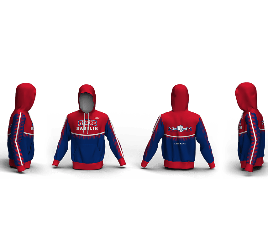 Reese Rasslin Custom Unisex Sublimated Hoodie