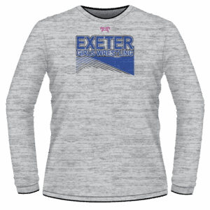 Exeter HS Girls Wrestling Custom Sublimated Decal Long Sleeve