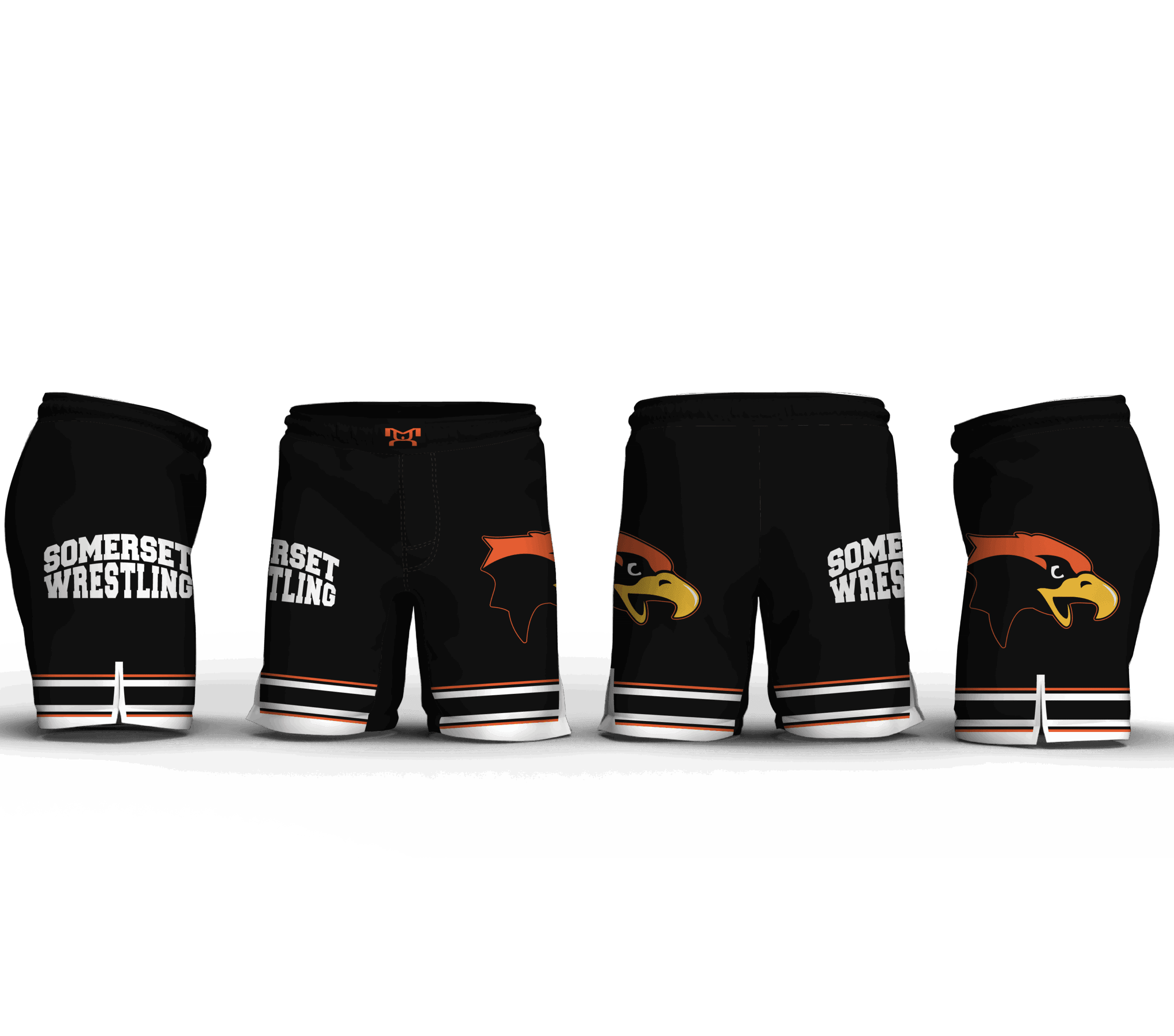 Somerset Wrestling PA 15501 Men's 9" Fight Short