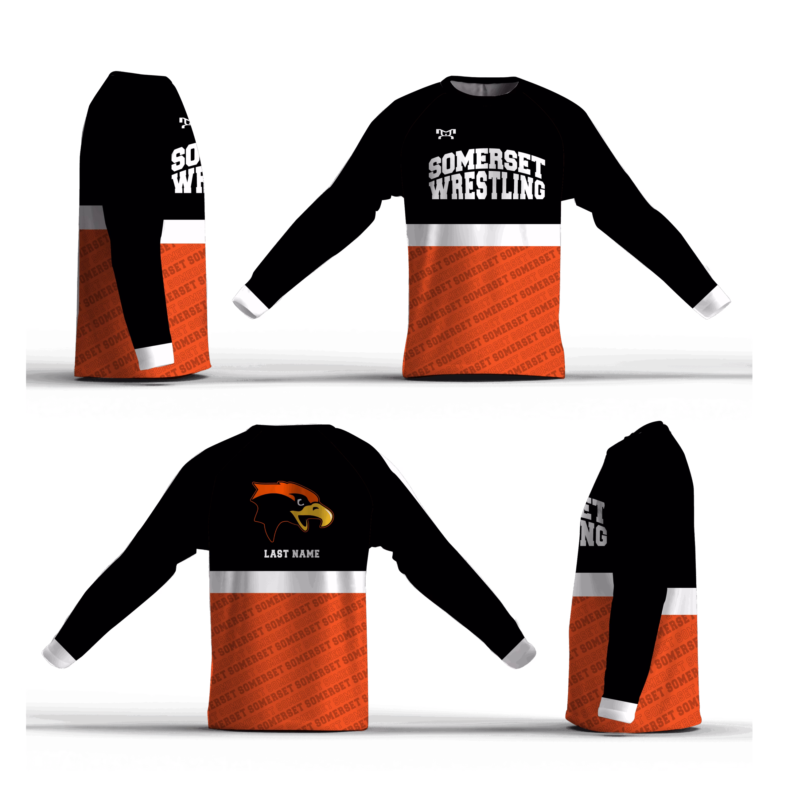 Somerset Wrestling PA 15501 Loose Long Sleeve Dri-Fit