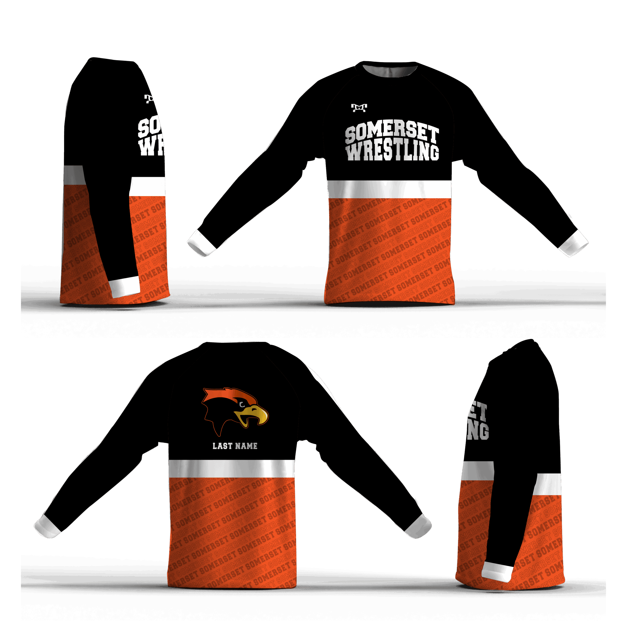 Somerset Wrestling PA 15501 Loose Long Sleeve Dri-Fit