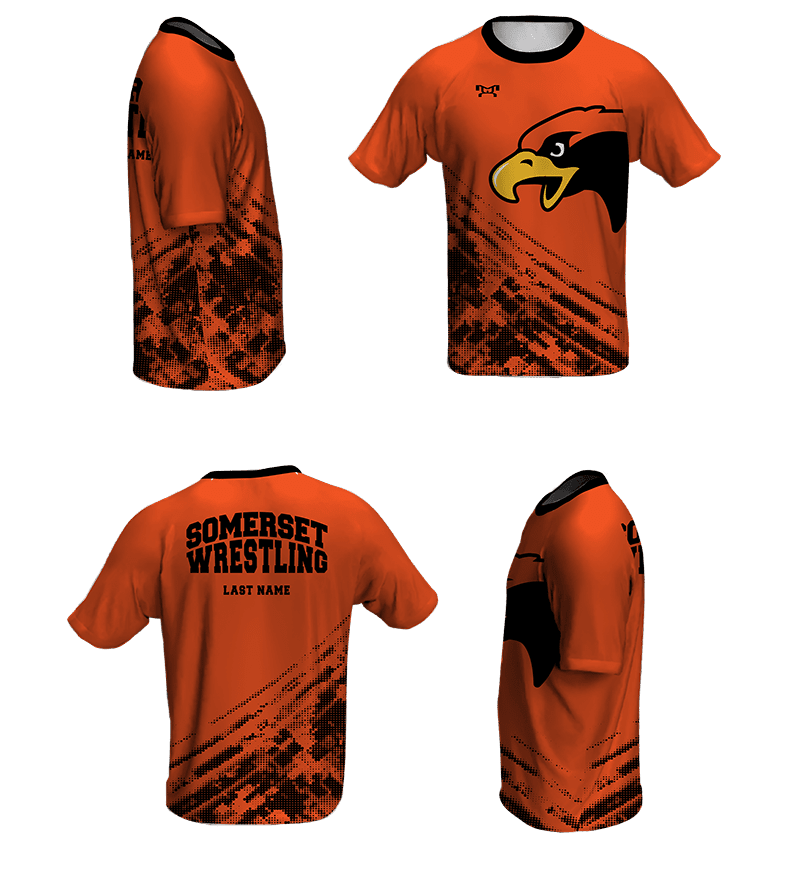 Somerset Wrestling PA 15501 Loose Short Sleeve Dri-Fit