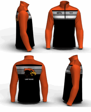 Somerset Wrestling PA 15501 Men's Mid-Weight Custom Quarter Zip