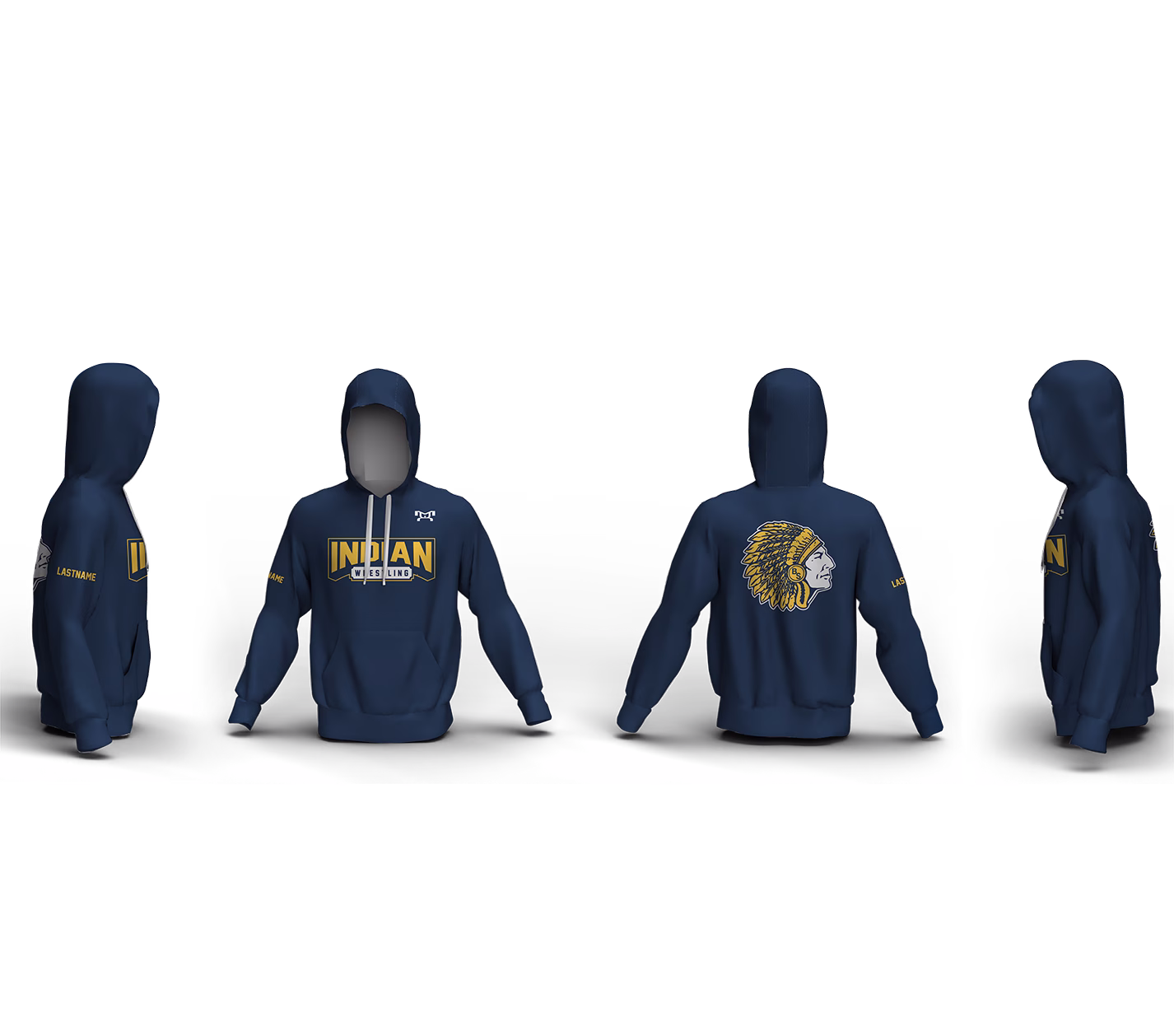 Berkeley Springs High School Custom Unisex Sublimated Hoodie