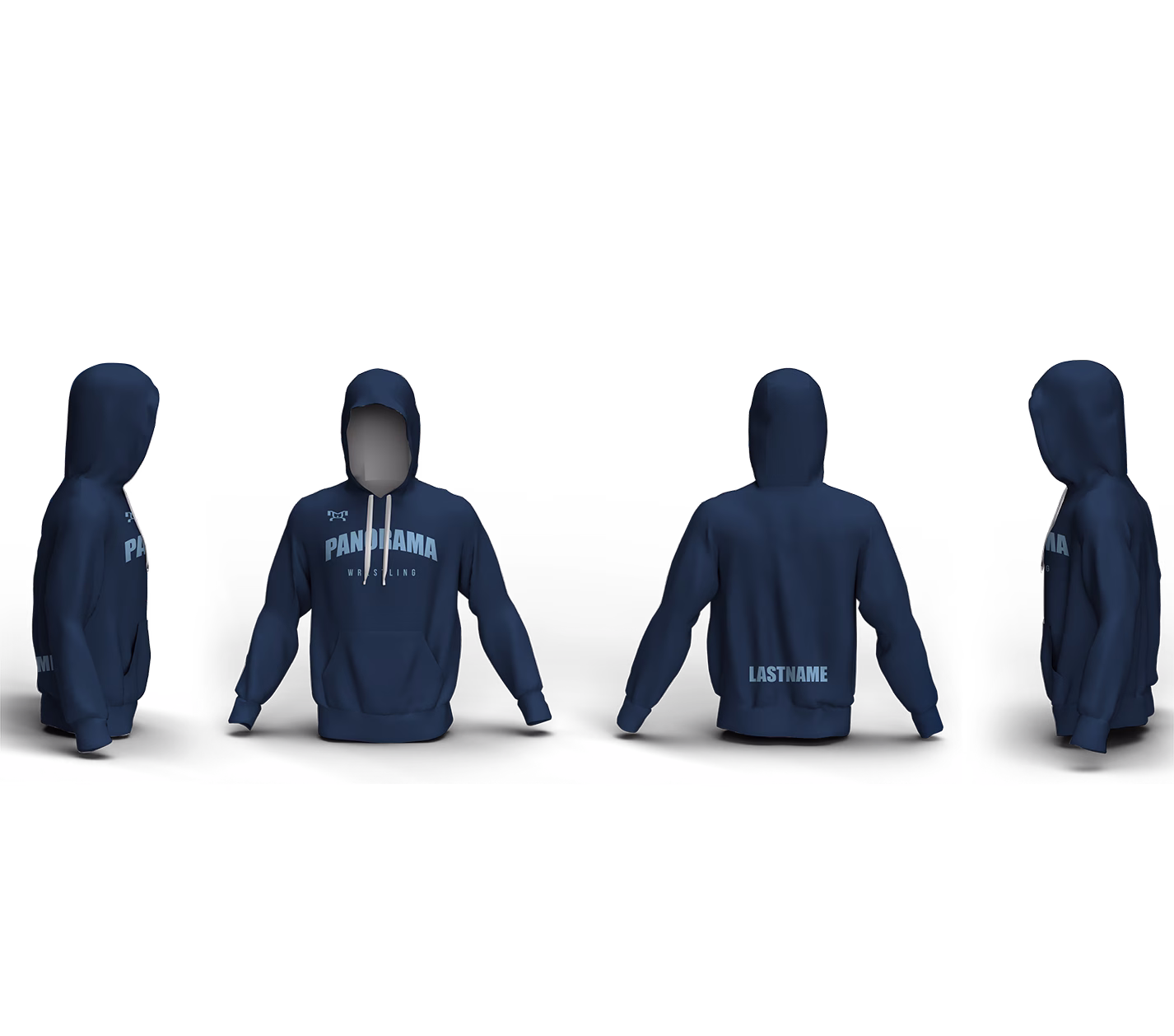 Panorama High School Custom Unisex Sublimated Hoodie