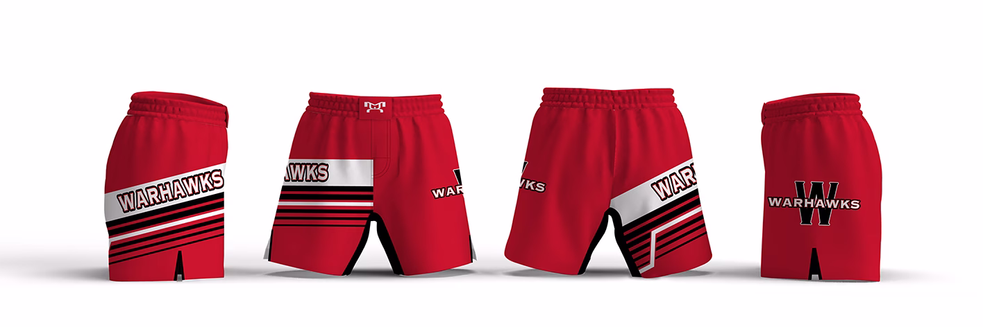 Warhawks Wrestling Club Women's 6" Fight Short