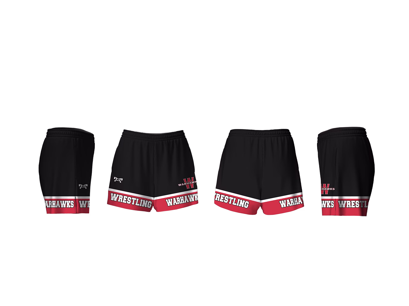 Warhawks Wrestling Club Women Evolve Mesh Short