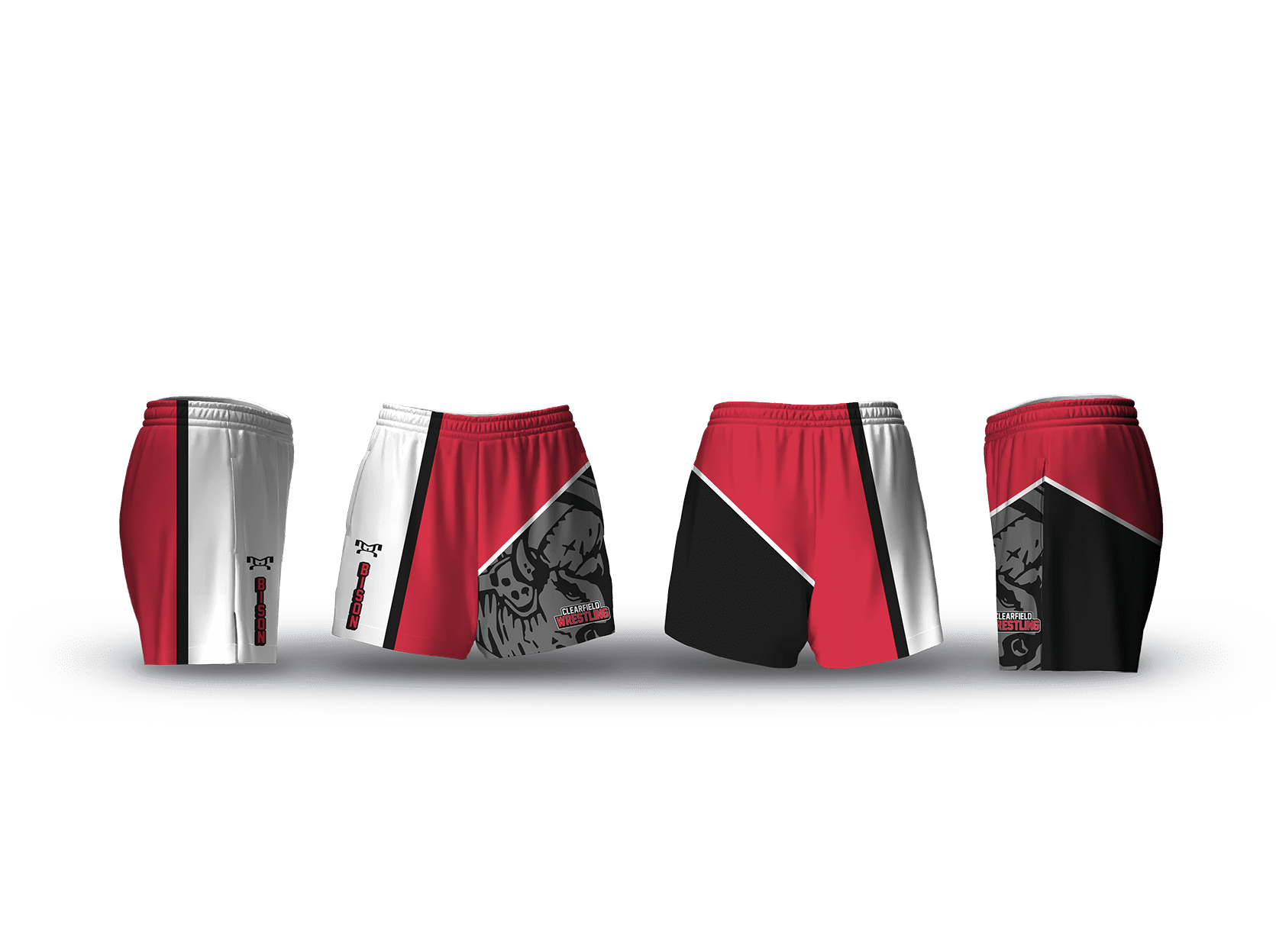 Clearfield Elementary Wrestling Women Evolve Mesh Short