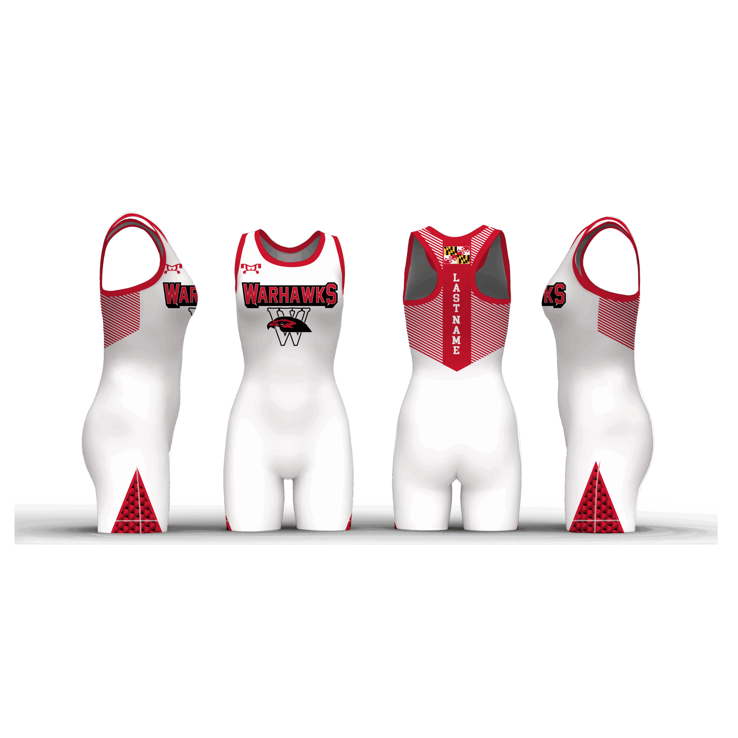 Warhawks Wrestling Club Women's Racerback Singlet