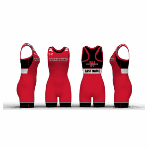 Warhawks Wrestling Club Red Women's Racerback Singlet