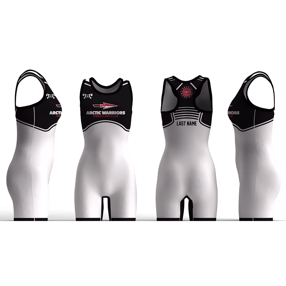 Arctic Warriors WC 2025 White Women's Racerback Singlet
