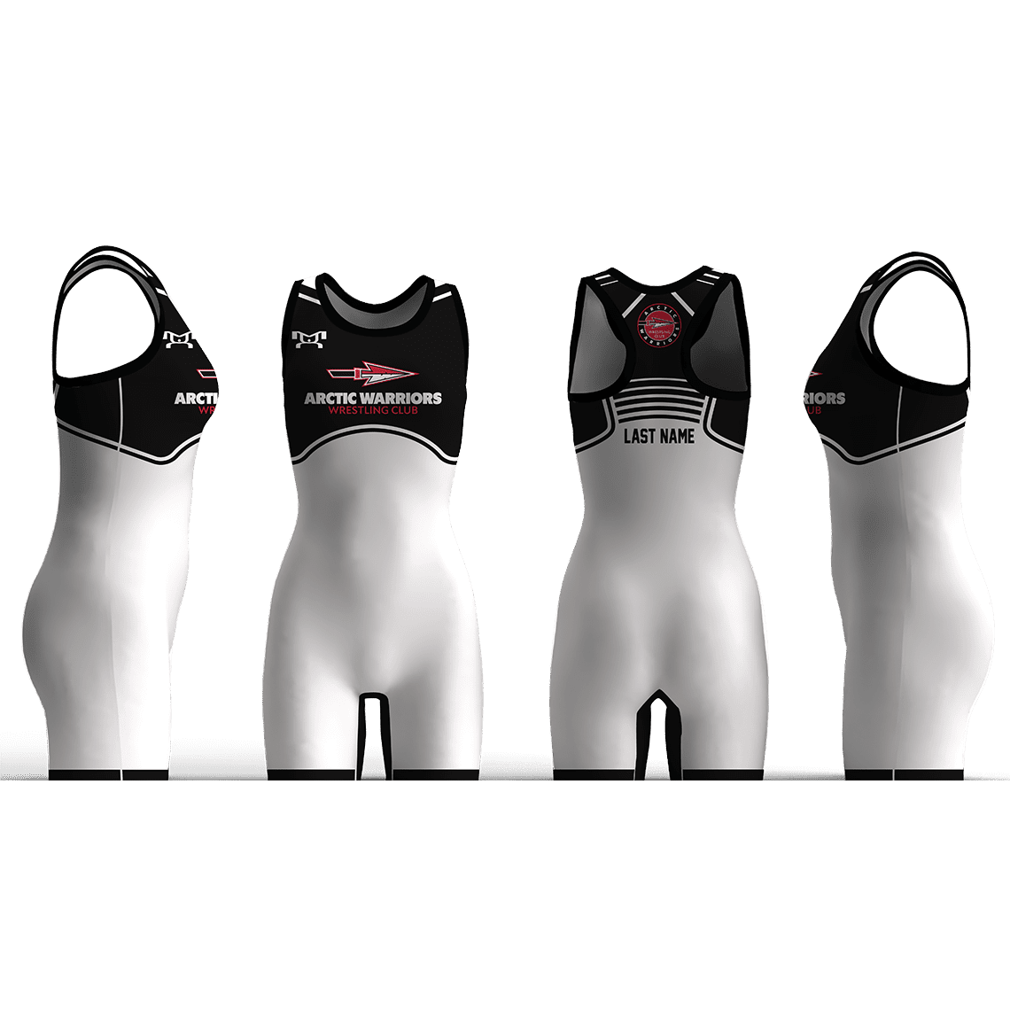 Arctic Warriors WC 2025 White Women's Racerback Singlet