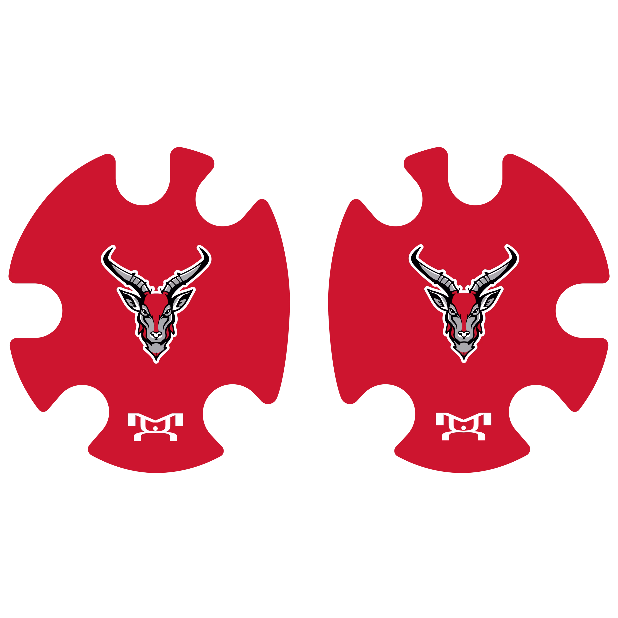 Avonworth Wrestling Club Red Head Gear Decal