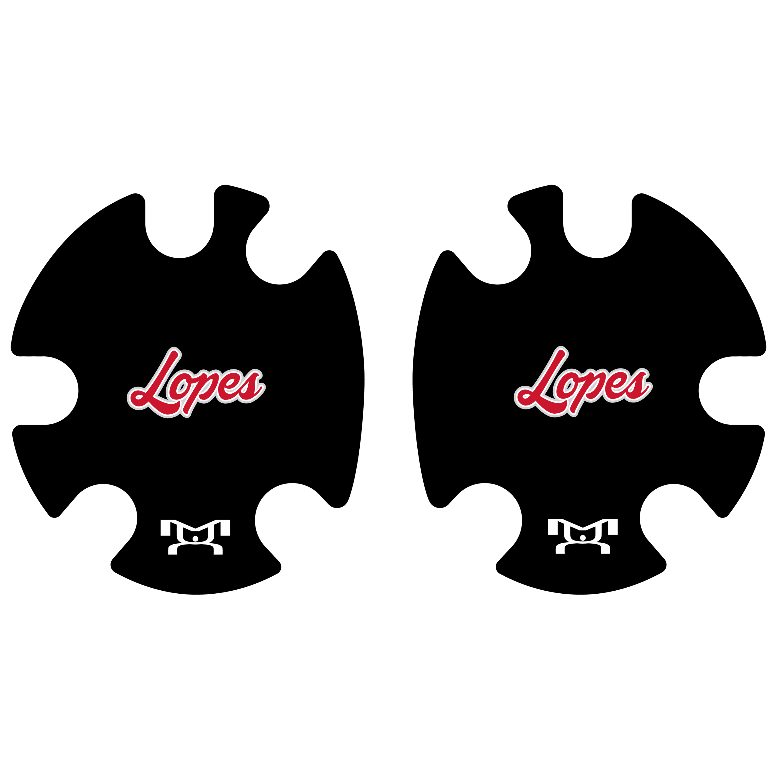 Avonworth Wrestling Club Black Head Gear Decal