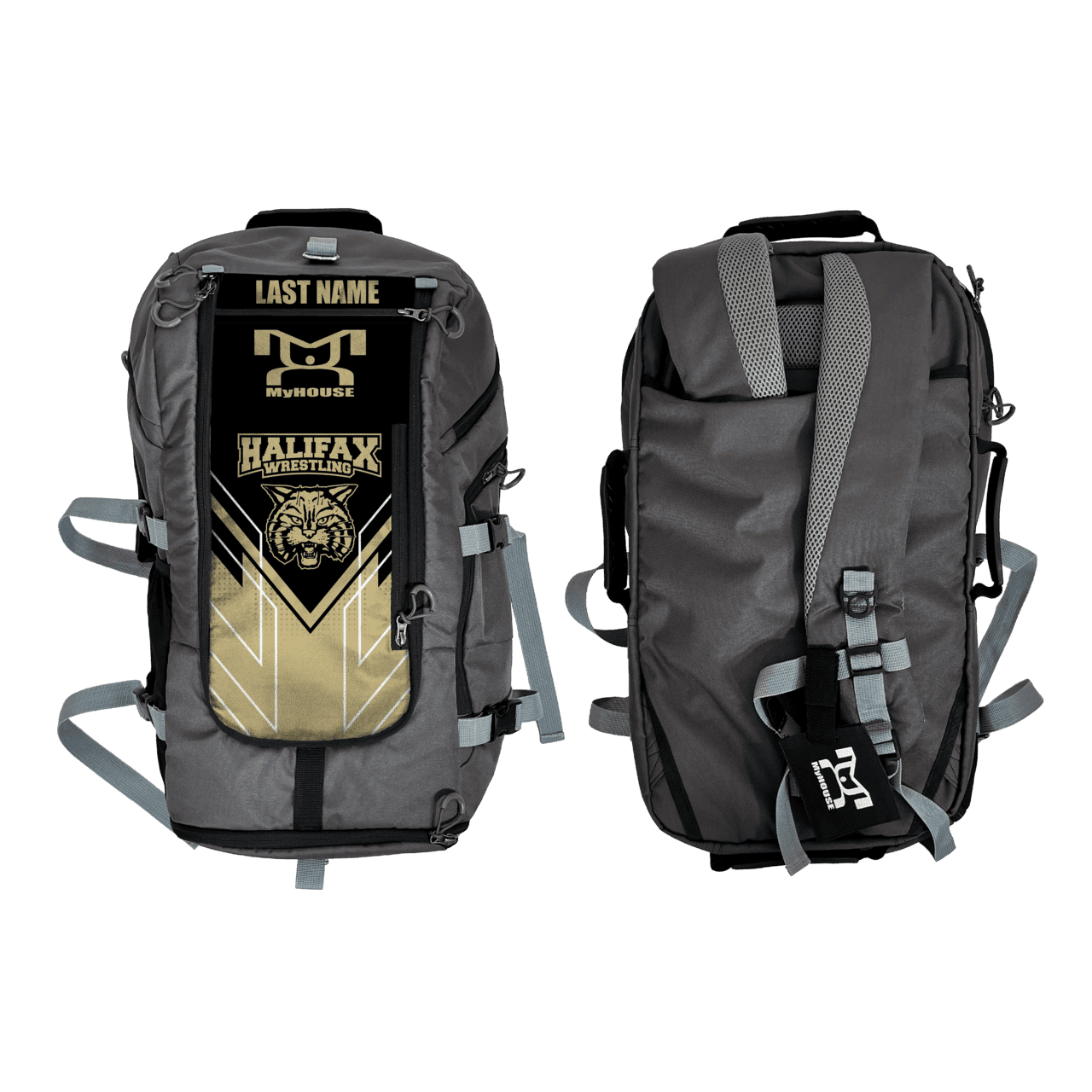 Halifax Wrestling Club Hybrid Gear Bag (THIS WILL SHIP IN 6-8 WEEKS)