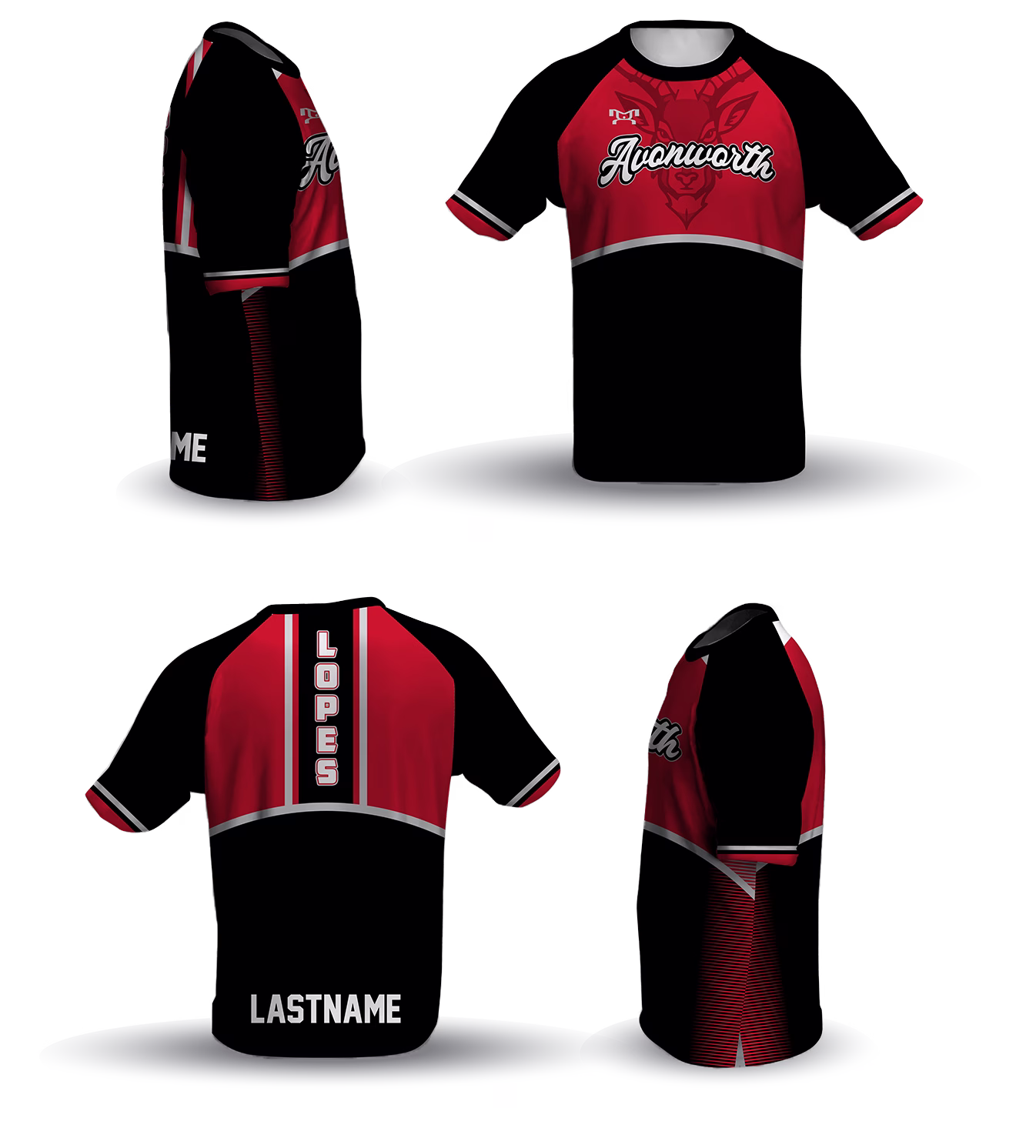Avonworth Wrestling Club Loose Short Sleeve Dri-Fit